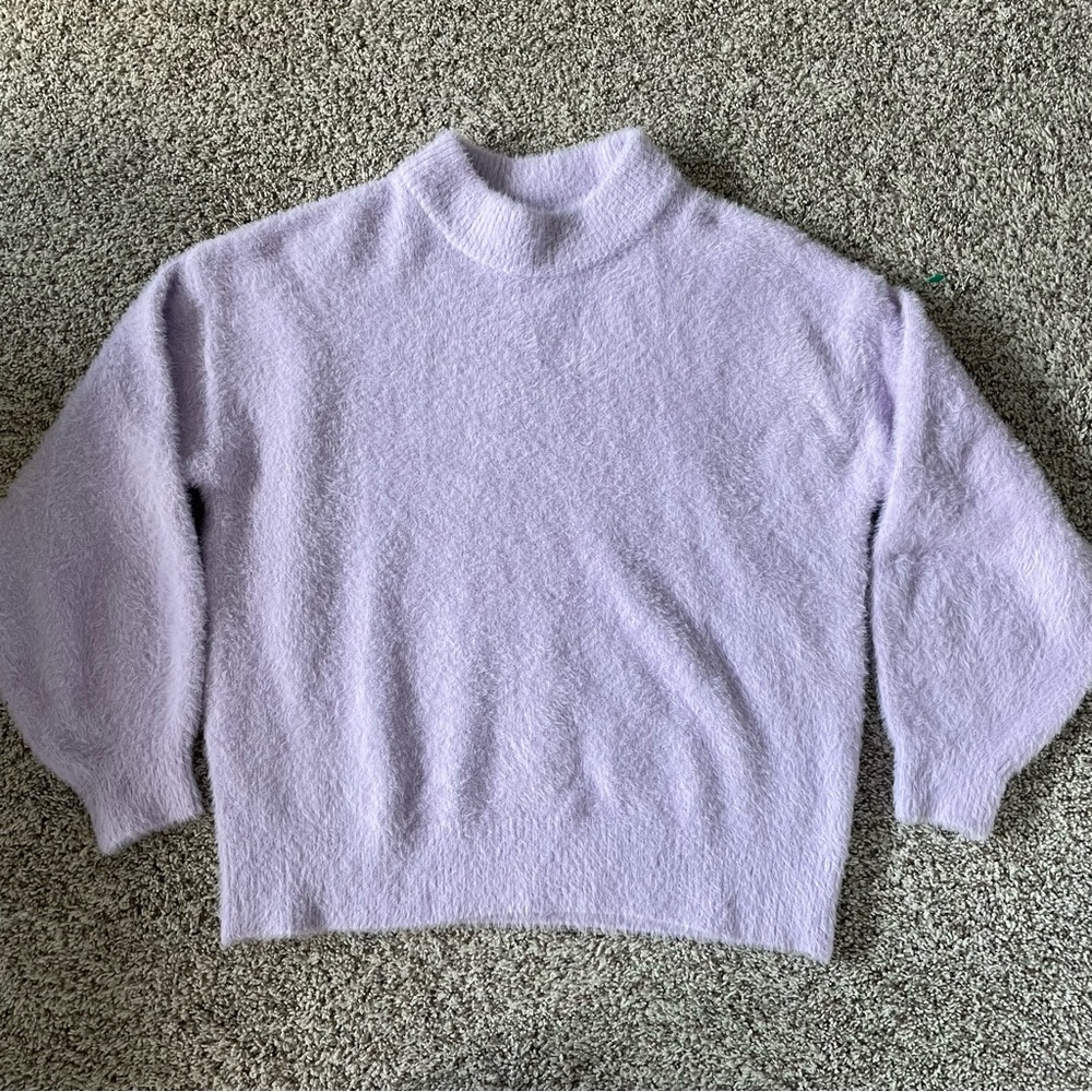 CALIA by Carrie Underwood Purple Cowl Neck Sweater medium